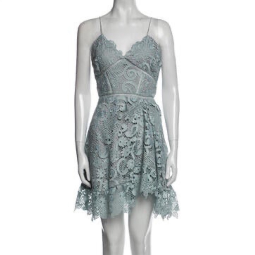 Self-Portrait dress pale blue size S